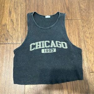 Haltered Chicago crop top